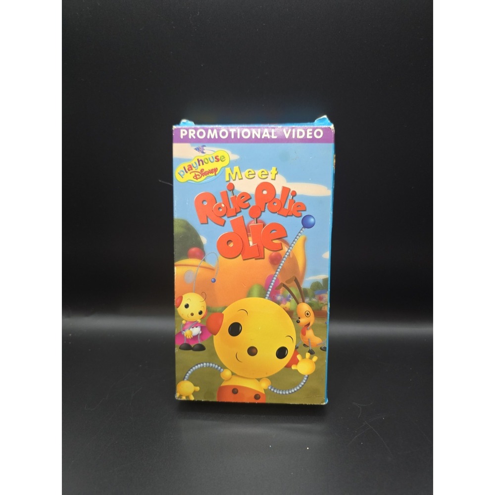 Meet Rolie Polie Olie Promotional Video VHS Tape Playhouse Disney 2000 Nelvana